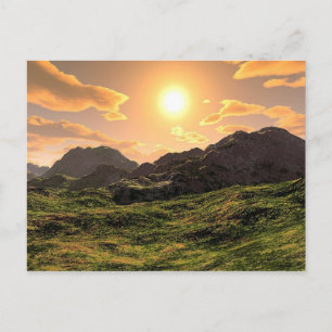 Sonnenuntergang Postkarte