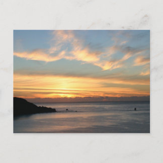 Sonnenuntergang Postkarte