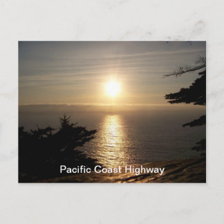 Sonnenuntergang Postkarte