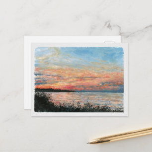 Sonnenuntergang Postkarte