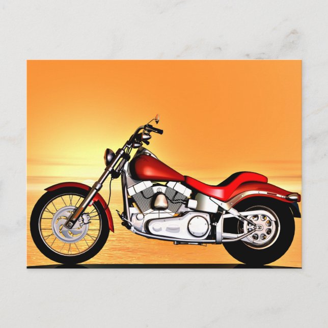 Sonnenuntergang Postkarte (Vorderseite)