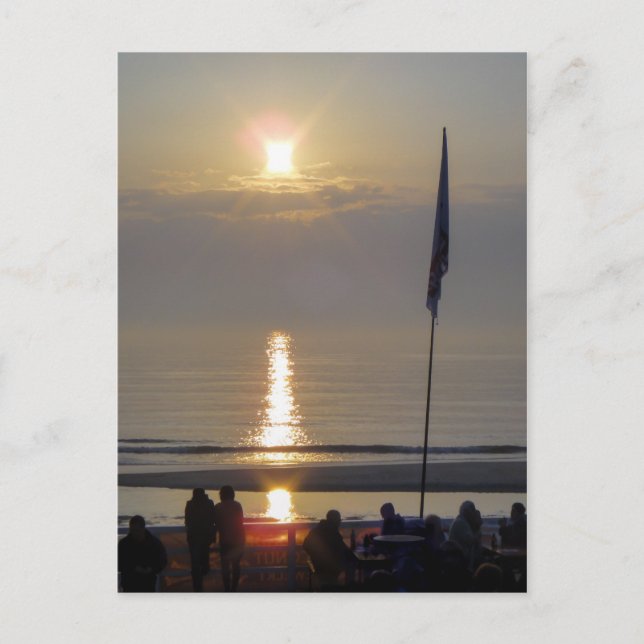 Sonnenuntergang Postkarte (Vorderseite)