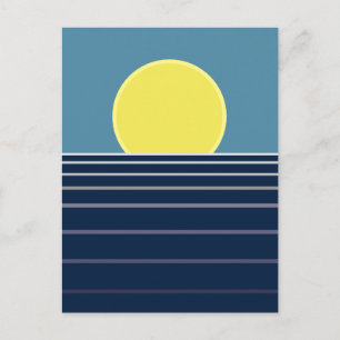 Sonnenuntergang Postkarte