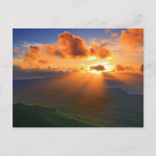 Sonnenuntergang Postkarte