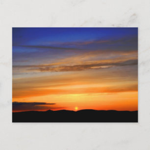 Sonnenuntergang Postkarte