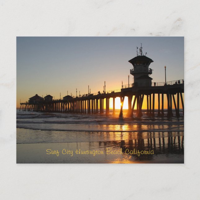 Sonnenuntergang Postkarte (Vorderseite)