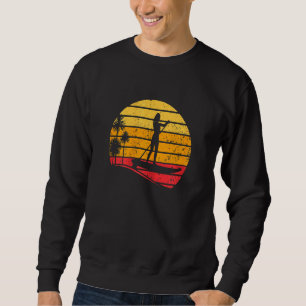 Sonnenuntergang Reitpaddel Wassersportzentrum Sweatshirt
