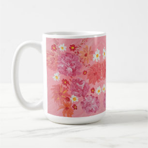 Sonnenuntergang Rose Kaffee Tasse