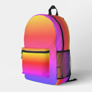 'Sonnenuntergang'-Rucksack in Mehrfarbig Bedruckter Rucksack
