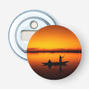 Sonnenuntergang, Ruderboot Silhouette-16497 Flaschenöffner