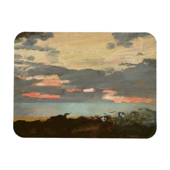 Sonnenuntergang, Saco Bay Magnet (Horizontal)