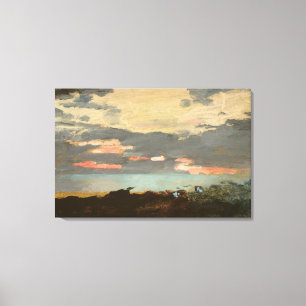 Sonnenuntergang, Saco Bucht Leinwanddruck