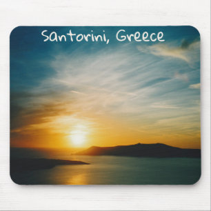 Sonnenuntergang Santorin, Griechenland Mousepad