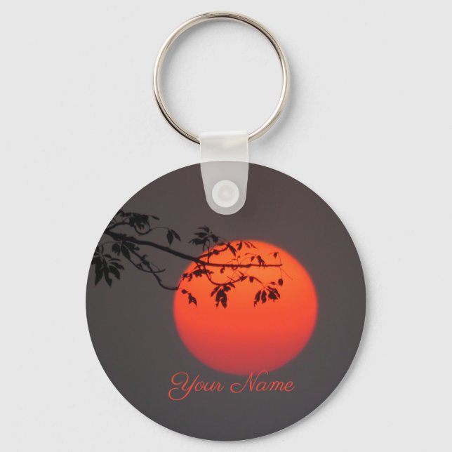 Sonnenuntergang Schlüsselanhänger (Vorderseite)