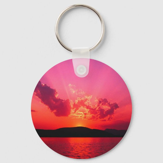Sonnenuntergang Schlüsselanhänger (Vorderseite)