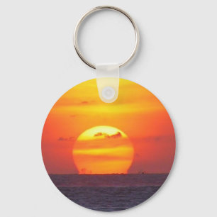 Sonnenuntergang-Schlüsselanhänger Schlüsselanhänger