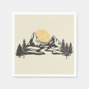 Sonnenuntergang Serviette