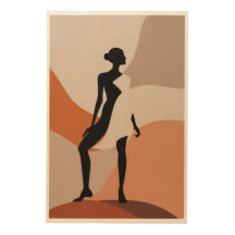 Sonnenuntergang Silhouette: Minimalistische Frauen