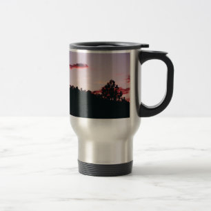 Sonnenuntergang Silhouette Tasse