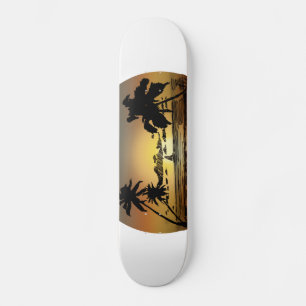 Sonnenuntergang Skateboard