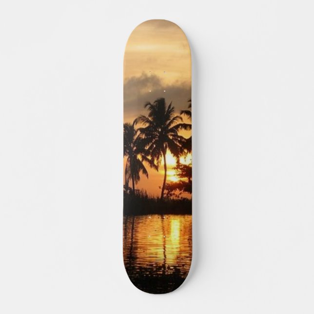 Sonnenuntergang Skateboard (Vorne)