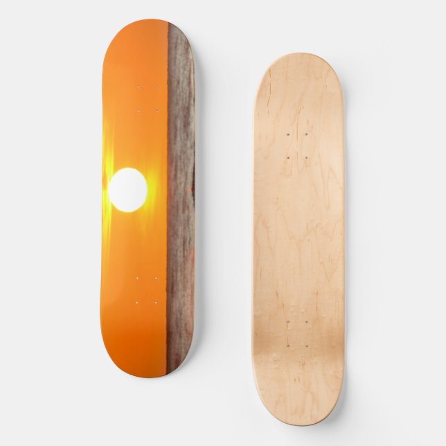 Sonnenuntergang Skateboard (Vorderseite)