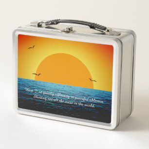 Sonnenuntergang Soul Metall Brotdose