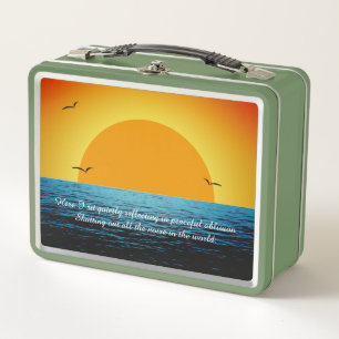 Sonnenuntergang Soul Metall Brotdose