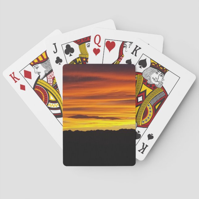 Sonnenuntergang  spielkarten (Rückseite)