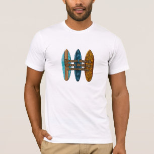 Sonnenuntergang-Strand-hawaiische T-Shirt