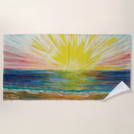 Sonnenuntergang Strandtuch