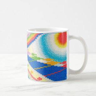 Sonnenuntergang-Streifen-Tasse Kaffeetasse