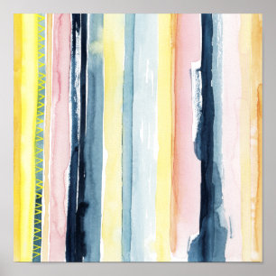 Sonnenuntergang-Strom I Poster