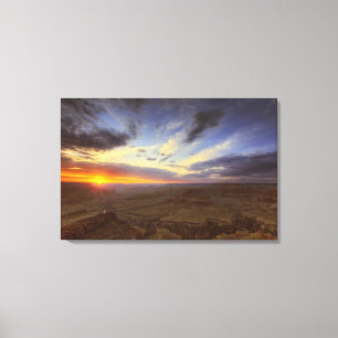 Sonnenuntergang, Süd-Rand des Grand Canyon, Grand Leinwanddruck