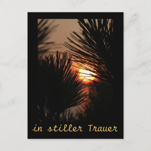 Sonnenuntergang - Sunset Postkarte