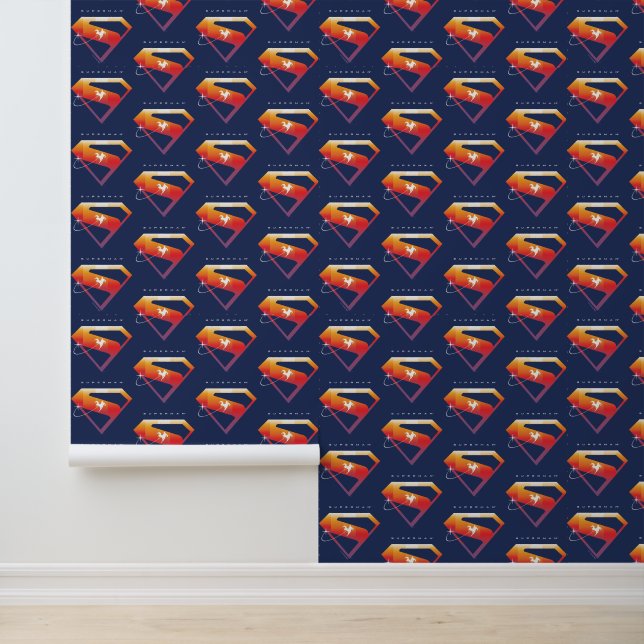 Sonnenuntergang Superman Shield Tapete (Anwendung)