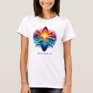 Sonnenuntergang Surfbretter T-Shirt