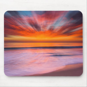 Sonnenuntergang Tamarack Beach Carlsbad, CA Mousepad