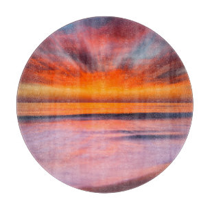 Sonnenuntergang Tamarack Beach Carlsbad, CA Schneidebrett