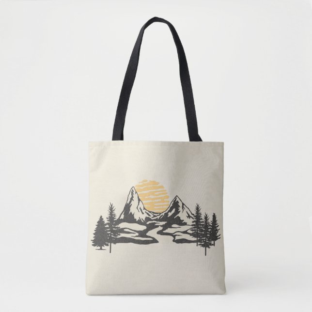 Sonnenuntergang Tasche (Vorderseite)