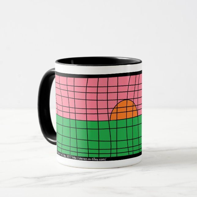 Sonnenuntergang Tasse (Vorderseite Links)