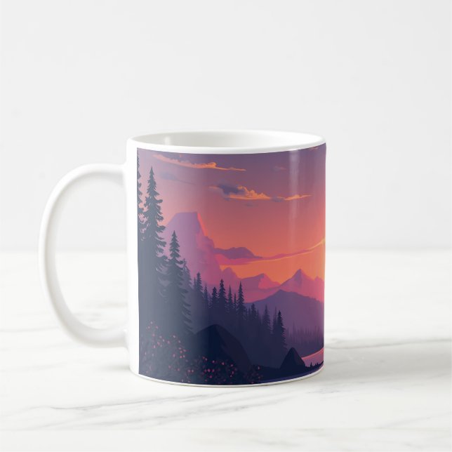 Sonnenuntergang Tasse (Links)