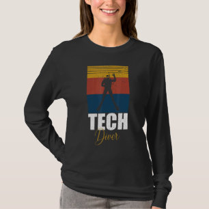 Sonnenuntergang Taucher Design ich tauchen Tiefe R T-Shirt