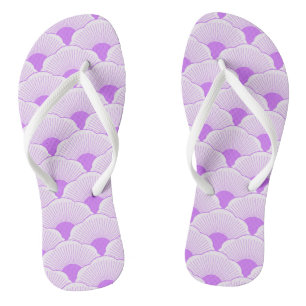 Sonnenuntergang, tonale Veilchen, Beton Flip Flops