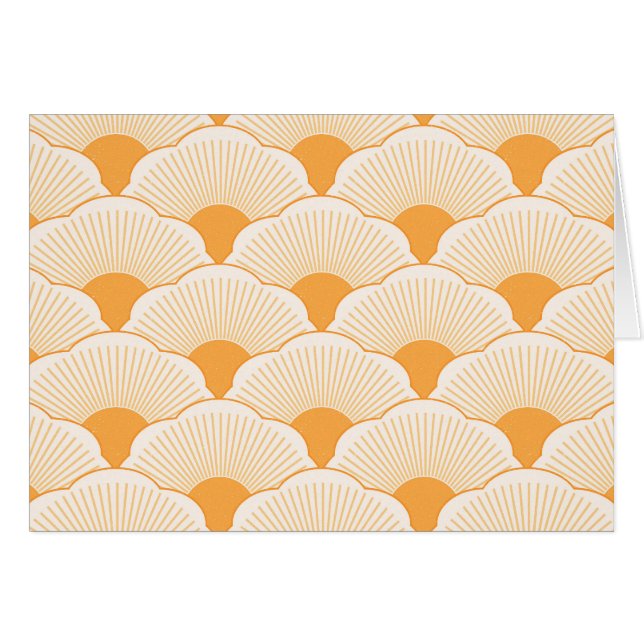 Sonnenuntergang, tonisch orange, Beton (Vorderseite (Horizontal))