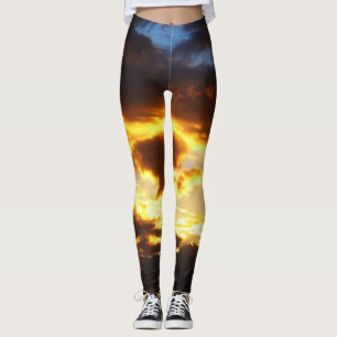 Sonnenuntergang, Traum brennend Leggings