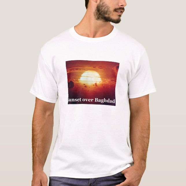 Sonnenuntergang über Bagdad T-Shirt (Vorderseite)