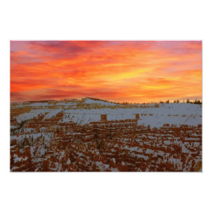 Sonnenuntergang über Bryce Canyon von Laurie Lars Fotodruck