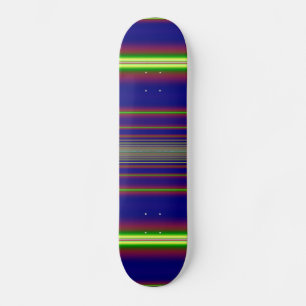 Sonnenuntergang über dem Fraktal Skateboard