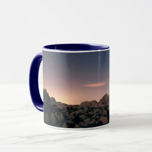 Sonnenuntergang über dem Joshua-Baum-Nationalpark Tasse